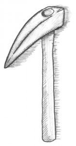 Symbole der Freimaurer - Der Spitzhammer
